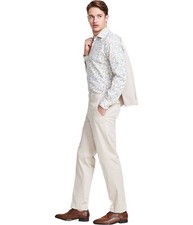 bar III Mens Solid Stretch Dress Pants Slacks