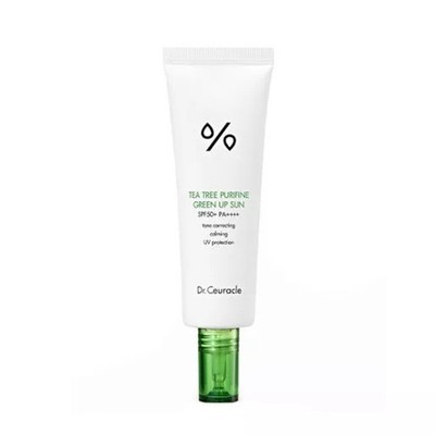 Dr.Ceuracle Tea Tree Purifine Green Up Sun SPF50+ PA++++ 50ml  K-beauty