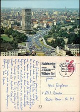 Hamburg Blick Michaeliskirche auf Millerntor und Reeperbahn 1974