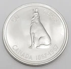 1967 Canadian Half Dollar  *80% SILVER*  AVE CIRCULATED **FREE SHIPPING**