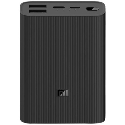 Xiaomi Mi ultra Powerbank 10000 mAh LiPo Schwarz Ladegerät Ladestation Ladeteil