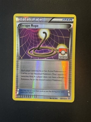 Escape Rope 120/135 Plasma Storm Reverse Holo (Play Pokemon Stamp)