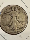 1917 P Walking Liberty Half Dollar 90% Silver VG-F