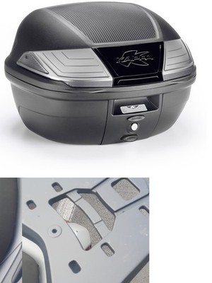 Kappa Koffer 40 Lt K400NT Schwarz Monolock für Yamaha X-Max 125 Bj 2011 Rom