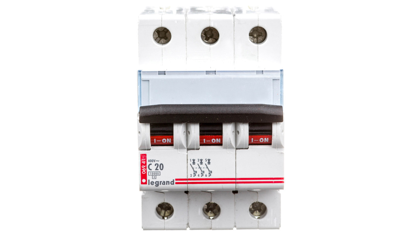 Circuit breaker 3P C 20A 10kA AC S313 TX3 404223 /T2UK
