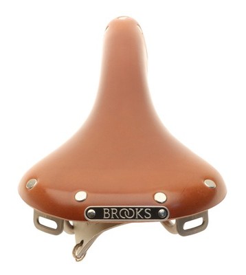 Brooks Swallow Saddle /w Care Kit Titanium Rail Hard Leather Cover