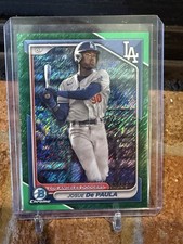 2024 Bowman Chrome Prospects - Josue De Paula - Mojo Green Refractors /99