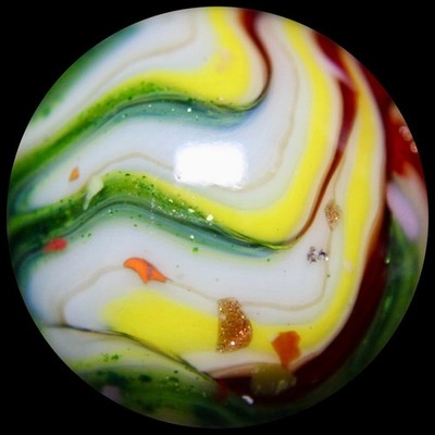 JABO Indian Summer Collector Series: Red, Green & Yellow Stoplight Flames Guinea