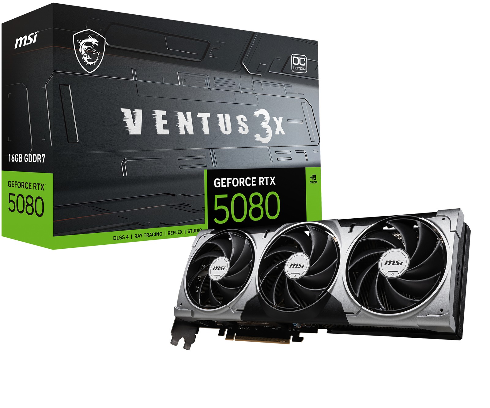 Msi Ventus Geforce Rtx5080 16G 3X Oc Nvidia Geforce Rtx 5080 16 Gb Gddr7 - Image 6