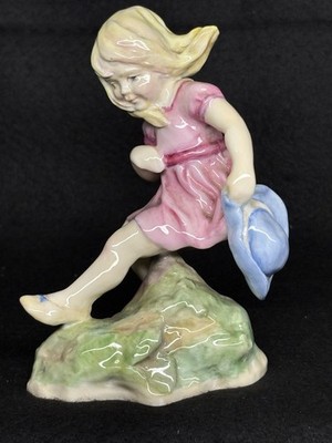 Vintage Royal Worcester Figure March 3454 F.G. Doughty - Months of Year