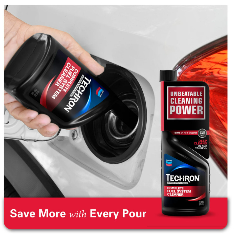 (2 pack) Chevron Techron Complete Fuel System Cleaner, 10 oz