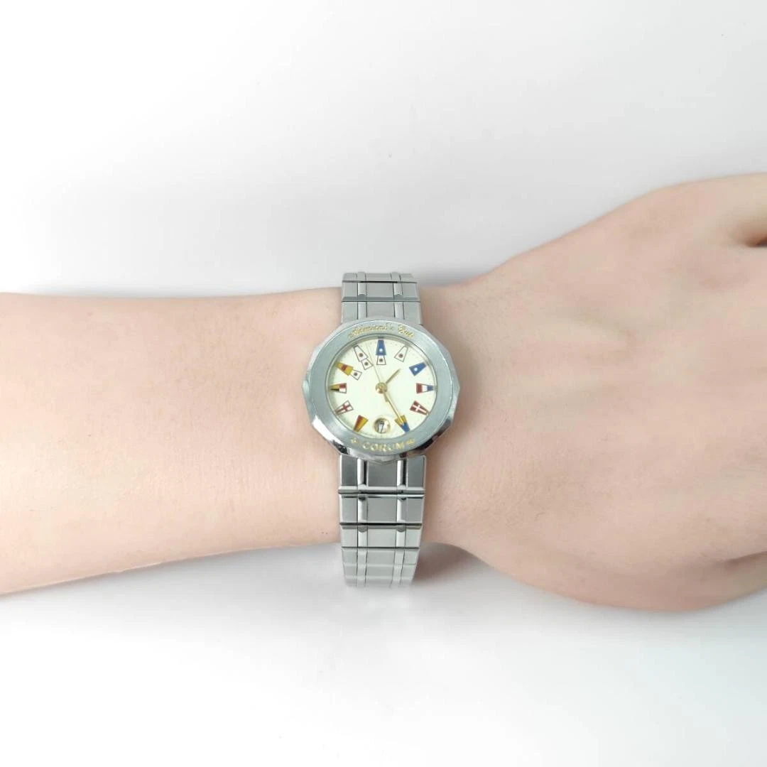 CORUM Admirals cup 39.130.24V585 Date beige Dial Quartz Ladies Watch_955471 Corum Admiral main image 4