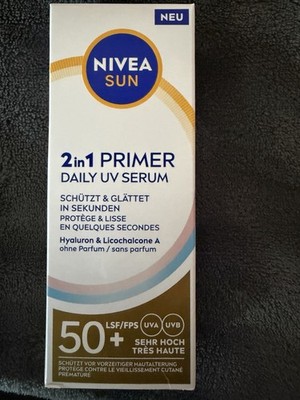 NIVEA SUN 2in1 Primer UV Serum LSF 50+ NEU OVP