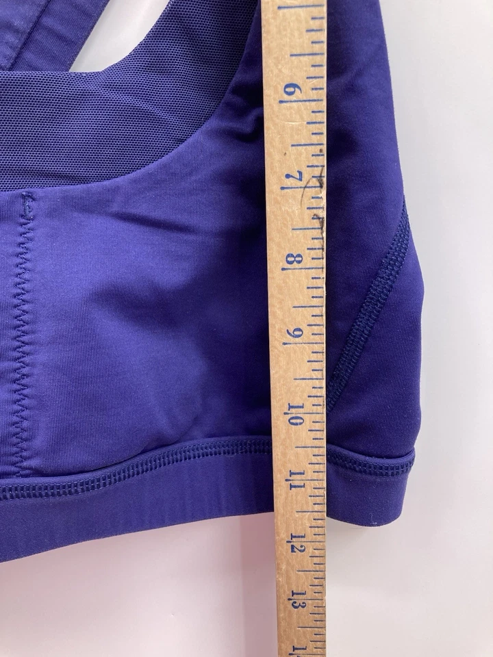 Lululemon Purple Sports Athletic Racerback Bra Women’s Size 8 Medium Unlined - Image 4 of 4
