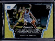 2021-22 Panini Prizm Draft Picks Day Ron Sharpe Widescreen Prizm Gold RC #/10