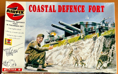 Airfix Coastal Defence Fort #06706 MIT DIORAMABASIS! ULTRA RARE! KOSTENLOSER UK-VERSAND
