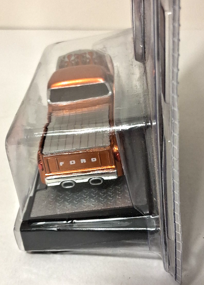 2010 M2 Machines GROUND POUNDERS 1956 FORD F 100 orange w flames 10-07 ...