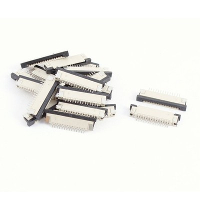 20Pcs Bottom Connect 14Pin 1.0mm Pitch FFC FPC Ribbon Sockets Connector