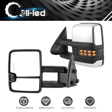 Tow Mirrors Power Heated for 03-06 Chevy Silverado GMC Sierra 1500 2500HD 3500HD