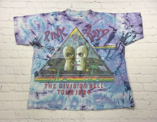 Vintage Band — Pink Floyd The Division Bell Tie Dye L