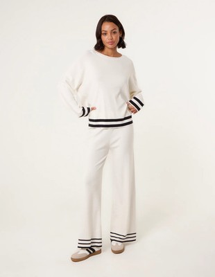  Blue Vanilla Womens  Contrast Colour Co-ord -Set