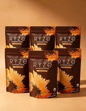 6 Pack Organic Ryze Mushroom Coffee 30 Servings Instant Coffee New Free Shipping