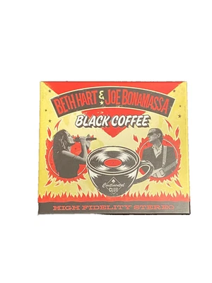 Beth Hart & Joe Bonamassa Black coffee CD Provogue Con vinyl rubber cup Limited - Imagen 1 de 4