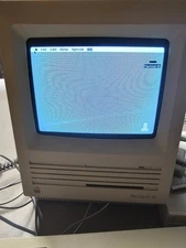 Apple Macintosh SE Computer w/ Keyboard Power Cord Disk Reader Phonenet Box