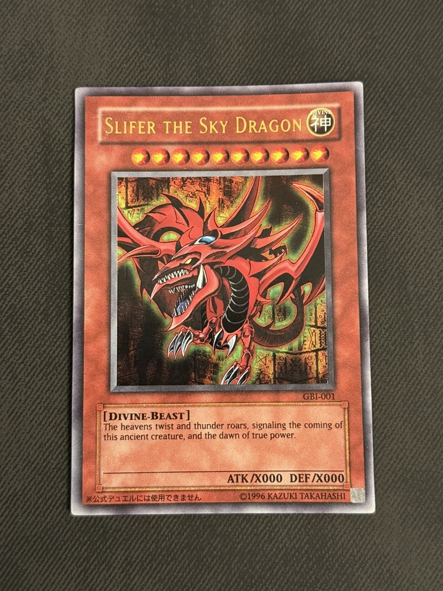 Yu-Gi-Oh! TCG Slifer the Sky Dragon American God Cards GBI-001 Limited  Edition Ultra Rare for sale online | eBay