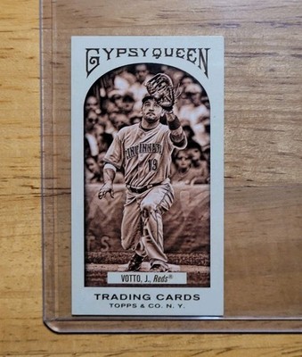 2011 Topps Gypsy Queen Mini Sepia /99 #13 Joey Votto CINCINNATI REDS
