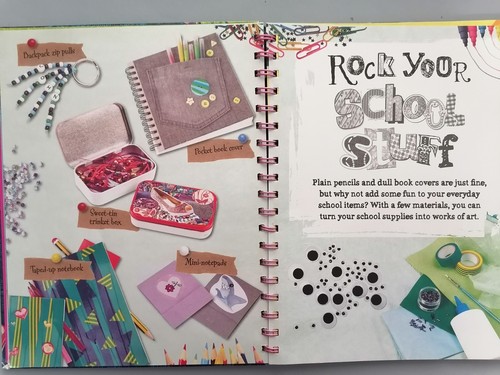 ROCK YOUR STYLE Book, Create Cool Looks with Fun Craft Projects - 120pg - Picture 10 of 11