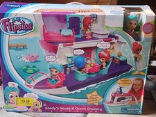 NIB Flipsies Sandys House & Ocean Cruiser VTe...