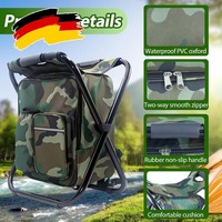 Campinghocker Mit KüHltasche Angelhocker Klappbar Falthocker Hocker Klapphocker