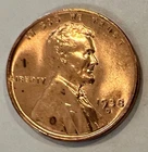 1938-D Lincoln Cent BU From Mint Roll - High Grade Coin w/ Carbon Spots #38