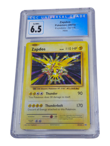 Zapdos graded CGC 6.5 for sale on eBay