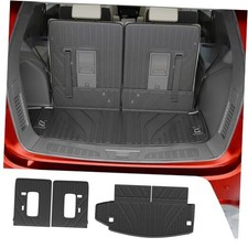 Cargo Liner Compatible with 2016-2025 Trunk Mat 3rd Row Backrest Mats 6 7 seat