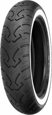 W/W 87-4106 Shinko 250 Rear Whitewall Tire - MT90-16