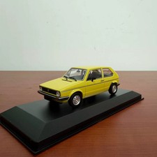 1:43 Minichamps VW GOLF 1980 Yellow Diecast Model