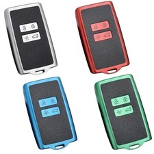 KEY CARD COVER FOR DACIA JOGGER LOGAN 4 BUTTON FOB CASE REMOTE SMART KEYLESS.