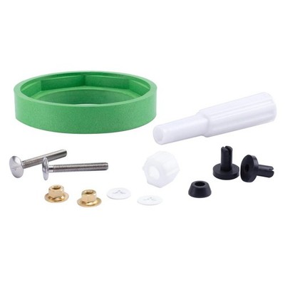 Toilet Tank to Bowl Coupling Kit Gasket Bolt for 3inch Flush Valve Opening tanks