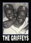 1991 Score Ken Griffey Jr. / The Griffeys #841 Seattle Mariners
