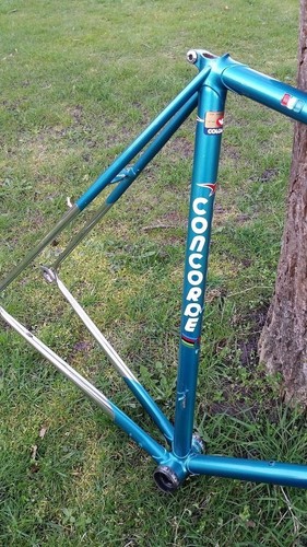 Concorde Squadra vintage steel columbus retro bike frame frameset eroica - Picture 2 of 12