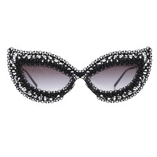 Gafas de sol DOLCE & GABBANA filigrana perla ojo de gato DG 2238H negras