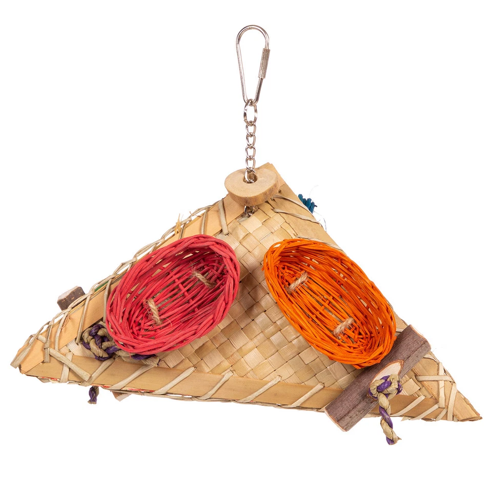 JAVA Knabberspielzeug - Brick N Bone | ca. 15 x 4 x 29 cm Papageienspielzeug - Bild 3 von 4