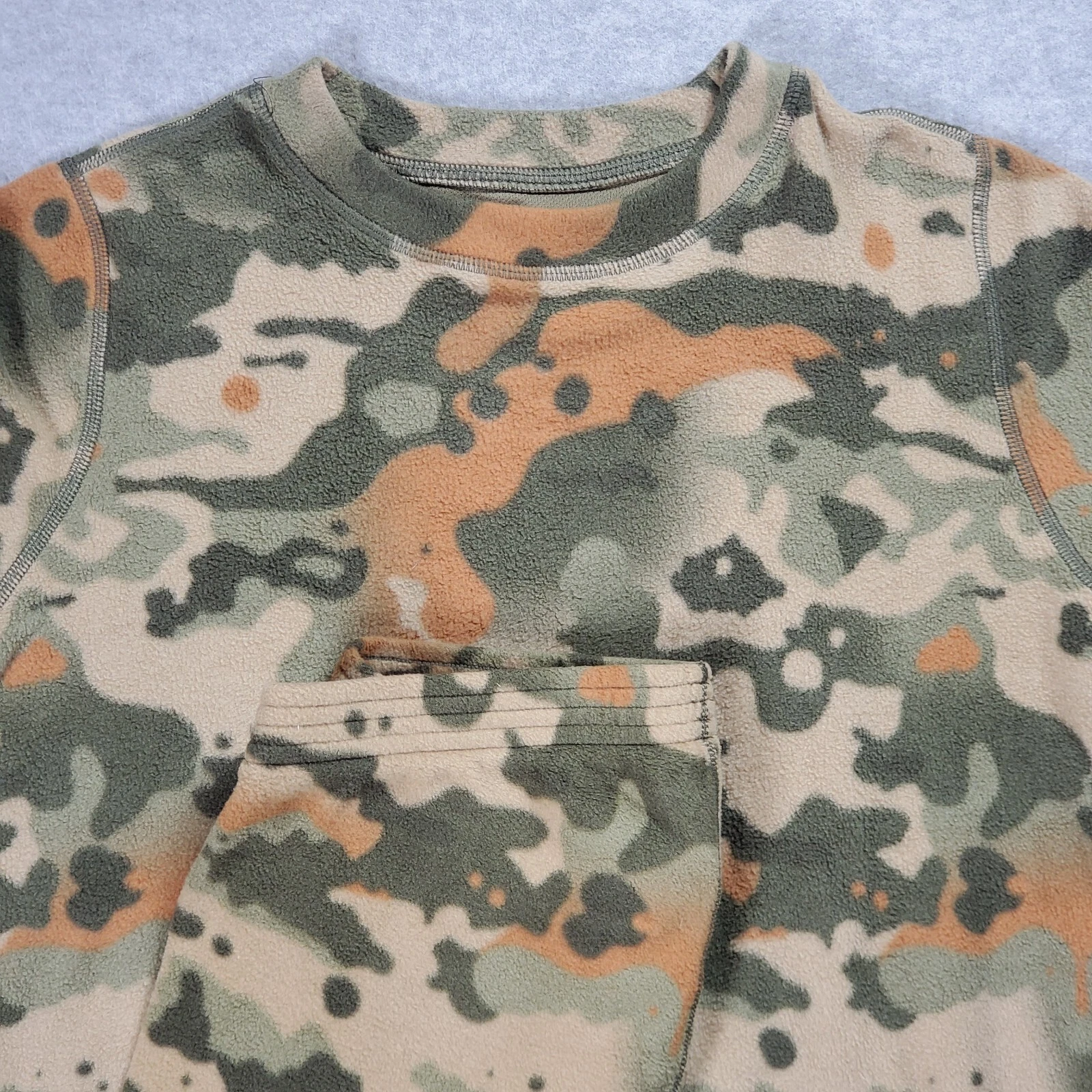 burton dryride fleece set camo snowboarding skiing 
