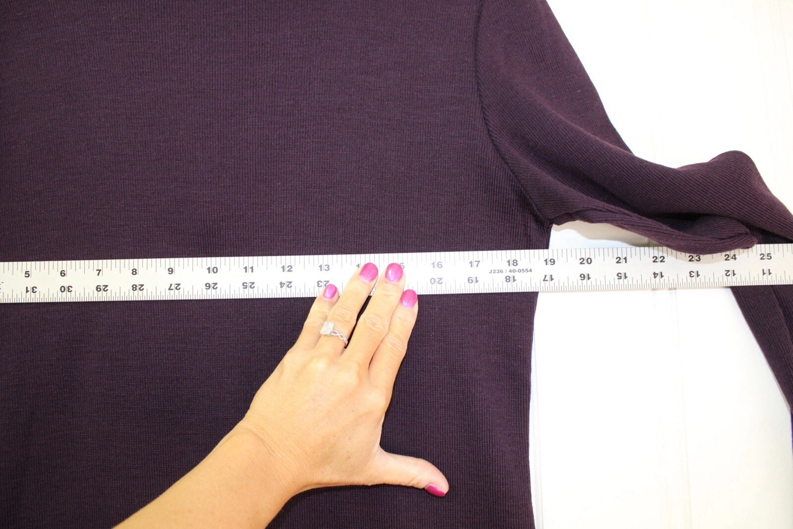 VETEMENTS Nina Leonard Vestito Maglione Donna Vino Profondo Ufficio Autunno Taglia S