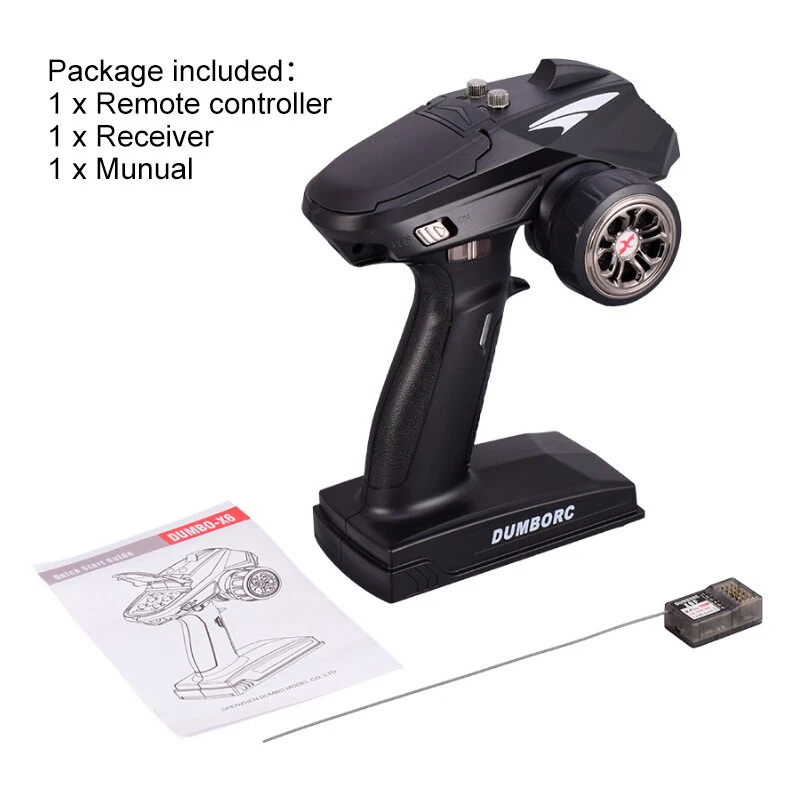 DUMBORC X6 6CH 2.4G Transmitter RC Controller X6F Receiver for RC Car Boat Tank - Image 3 of 4