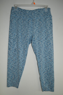 NYC Capri Leggings Blue Womens Medium Athletic