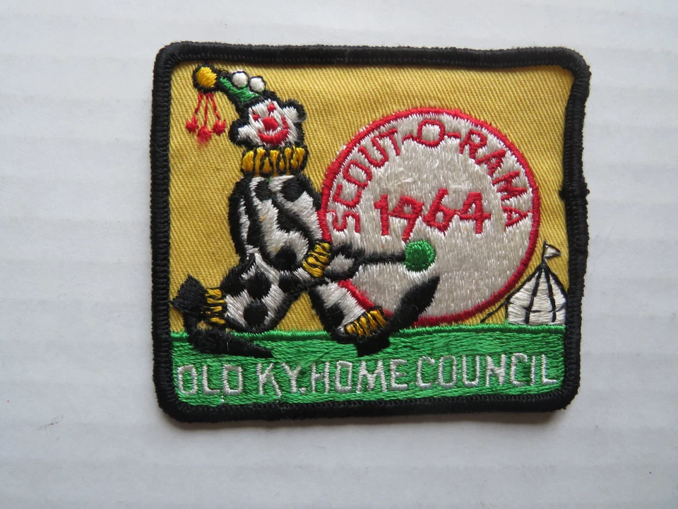 Vintage 1964 Old KY. HOME COUNCIL Scout-O-Rama Patch & BSA POP CORN Patch - Image 2 of 4