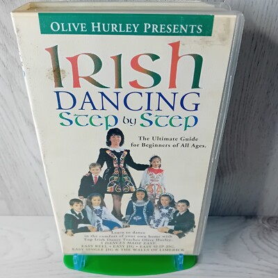 OLIVE HURLEY IRISH DANCING STEP BY STEP VHS TAPE - RARE RETRO MOVIE